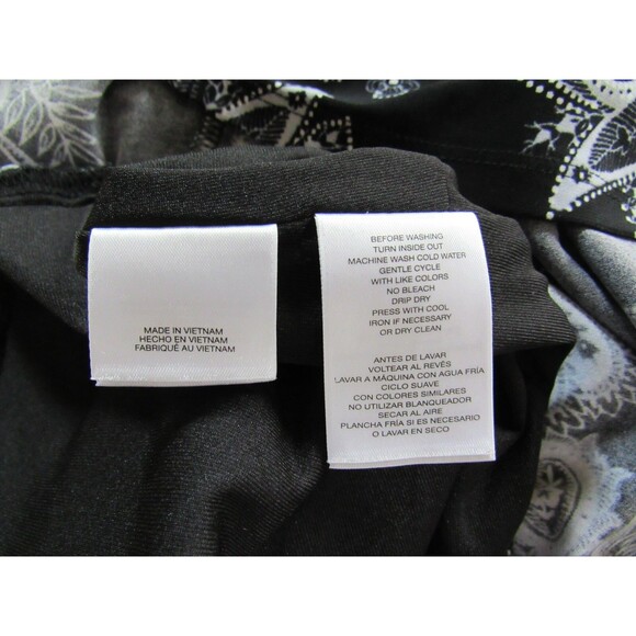 Anne Klein Paisley Midi Dress Size 4 Floral 3/4 Sleeve Jersey Tie Waist Wrap - Picture 8 of 16